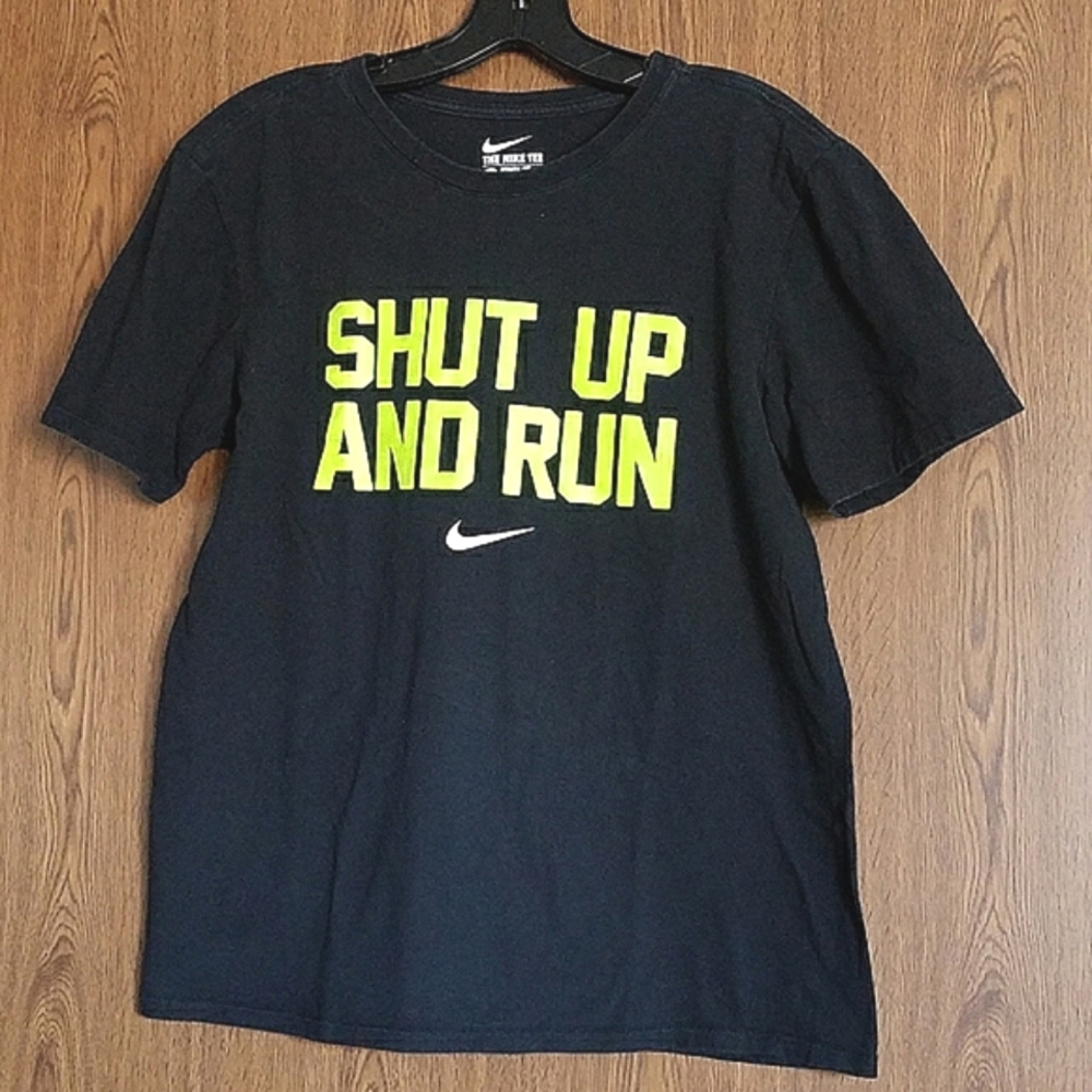 Nike Shut Up and Run Athletic Cut Tee M
